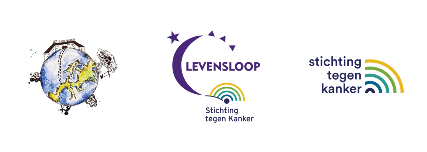 Logo's van Fonds Warme zorg - Levensloop - Stichting tegen kanker