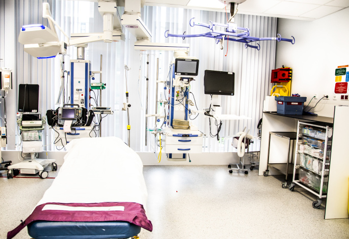 Behandelruimte op de dienst spoedopname